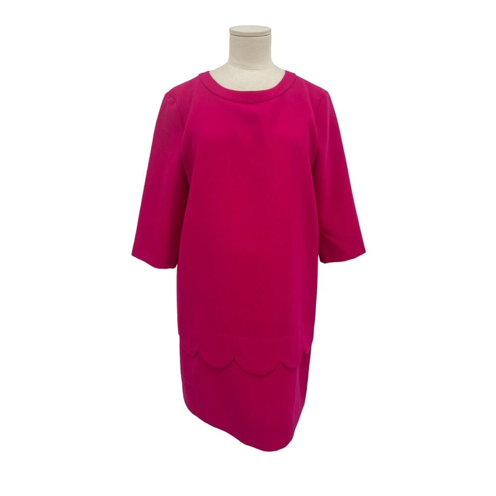 Kate Spade Shift Dress Demi Scallop Sweetheart Pink Size 4